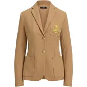 Ralph Lauren Lauren Ralph Laurentil kvinder. 200797305018 Blazer i beige snoet jacquard (S), Casual, Bomuld, Klassisk