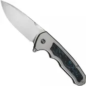 We Knife Starlash, Polished Bead Blast & Arctic Storm CF, Hand Rubbed