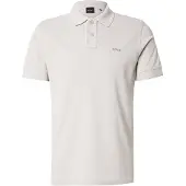 BOSS Poloshirt i bomuldspiqué med logo