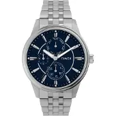 Timex Analogt ur 'Chicago' blå / sølv