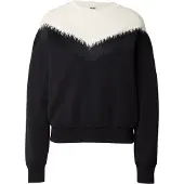 Drykorn Sweatshirt 'JANEA_P1 10' sort / uldhvid