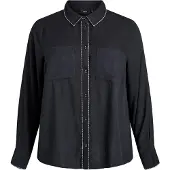 Zizzi Bluse 'Esmile' sort