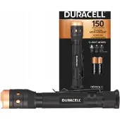 Duracell LED-lommelygte i aluminium med zoomfunktion - 150lm
