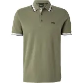 BOSS Paddy 10241663 Green Kortærmet Polo
