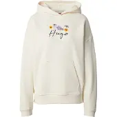 HUGO Sweatshirt gul / lilla / sort / hvid