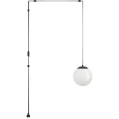 Eglo RONDO 3 PENDEL E27 SORT/OPAL