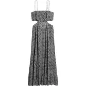Superdry Sheered Back ærmeløs Lang Kjole