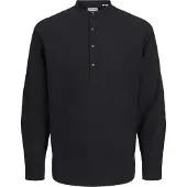 Jack & Jones Summer Half Placket Skjorte Med Lange ærmer