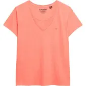 Superdry Studios Slub Emb Vee T-shirt Med Korte ærmer