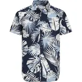 Jack & Jones Oshua Floral Kortærmet Skjorte