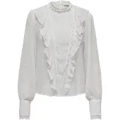 ONLY Pgsila Life Dobby Langærmet Bluse