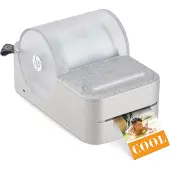 HP Sprocket Panorama Instant Portable Color Label & Photo Printer, ZINK (Zero-Ink), 313,58 x 313,58 dpi, 3,3 mm/sek., Farve, Kabel & trådløs, Grå