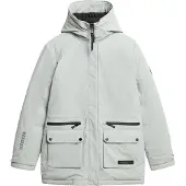 Superdry Superdrytil kvinder. W5011732A Quiltet city-parka grå (M), Casual, Syntetisk