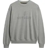 Superdry Superdrytil kvinder. W2012453A Sweatshirt britisk grå (L), Casual, Bomuld