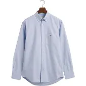 Gant Ganttil mænd. 3000200 Regular Fit Oxford-skjorte blå (S), Casual, Bomuld, Klassisk, Lange ærmer