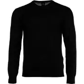 Armani Exchange A|X Armani Exchangetil mænd. 8NZM3AZM8AZ1200 Pullover i sort blødt garn (XL), Casual, Bomuld