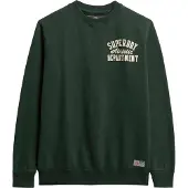 Superdry Sweatshirt 'VINTAGE ATHLETIC' mørkegrøn / hvid
