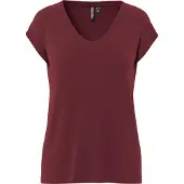 Pieces Shirts 'PCKamala' vinrød