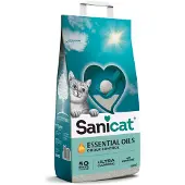 Sanicat Essential Oils Ultra Clumping lugtfri kattegrus