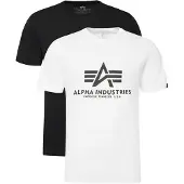 Alpha industries Basic T-shirt Med Korte ærmer 2 Enheder