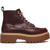 Timberland Timberlandtil kvinder. TB0A27YZEIW1 Stone Street ankelstøvler i læder, bordeaux (37.5 W), 3-5 cm, Blonder, Casual, Burgund