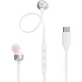 JBL Tune 310C Pure Bass USB-C In-Ear-hovedtelefoner - Hvid
