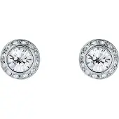 Ted Baker London Soletia Solitaire Sparkle Crystal Stud Earrings for Women (Silver/Crystal)