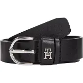 Tommy Hilfiger Bælte 'Essential Effortless' sort / sølv