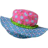 Playshoes Hat blå / grøn / lys pink / hvid