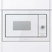 Gorenje BM235G1SYW, Indbygget, Kombination mikroovn, 23 L, 900 W, Indbygget skærm, Dreje, Berøring