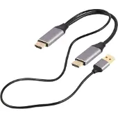 Cablexpert A-hdmim-dpm-01 4k 2 M Hdmi Til Displayport-adapter