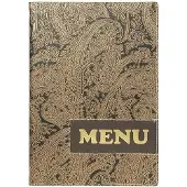 Securit A4 PAISLEY DESIGN menuomslag