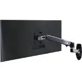 Ergotron LX - Monteringssæt (vægmontering, monitorarm) - for LCD display - aluminium - poleret aluminium - skærmstørrelse: op til 34