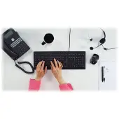 Cherry STREAM KEYBOARD - Tastatur - USB - spansk - tastkontakt: SX - sort
