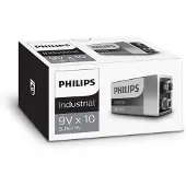 Philips batteri industrial alkaline 9V 10-pak - 2079238