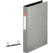 Esselte ringordner, 30% recirkuleret PP-folie (før-forbrug) FSC A4 2RR/25 mm Grå - (10 stk.)