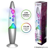 Partyfunlights Lava lampe - Multifarvet H: 34cm