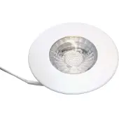 Nordtronic Downlight Gabriella 350mA LED 4W 927, 294 lumen, 35°, mat hvid