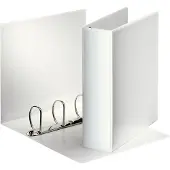 Esselte Vinduesringbind A4 60mm hvid 4-rings D-mekanisme 49706 - (10 stk.)