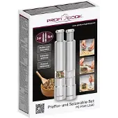ProfiCook PC-PSM 1160 Salt & pepper grinder set Stainless steel, Transparent