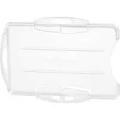 Durable ID-kortholder åben front til 2 kort - (10 stk.)