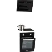 MPM Vitrokeramisk kogeplade -45-VCB-21, sort, 45 cm