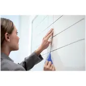 Nobo Gittertape til planlægningstavle 1.5 mm x 10m sort - (5 stk.)