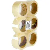 3M Scotch 371 Box Sealing Tape 6-Pack