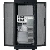 Schneider Electric NetShelter SX - Rack - sort - 24U - 19 - TAA-kompatibel - for P/N: SMTL1500RM3UC, SMTL1500RMI3UC, SRT3000XLAUS, SRTL3KRM1UC, SRTL3KRM1UNC
