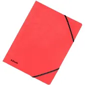 Esselte Elastikmappe uden klapper FSC A4 Rød - (25 stk.)