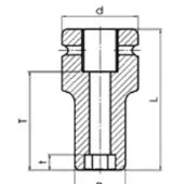 Folke-Larsens Eftf. A/S Momento krafttop 1/2''x13mm - lang (4-13L)