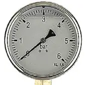 Erik Fćrgemann Manometer ø100, ned, 1/2, 0-16 bar rustfrit hus m/glycerin