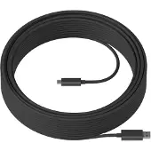 Logitech Strong - USB-kabel - USB Type A (han) til USB-C (han) - USB 3.2 - 45 m - plenum, Active Optical Cable (AOC) - for Room Solution Huddle, Large