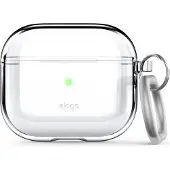 Elago - Taske til trådløse ørespidsers opladningsetui - harpiks - gennemsigtig - for Apple AirPods (3. generation)